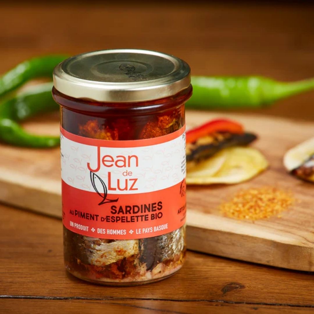 BIO-Sardinen mit Piment d'Espelette