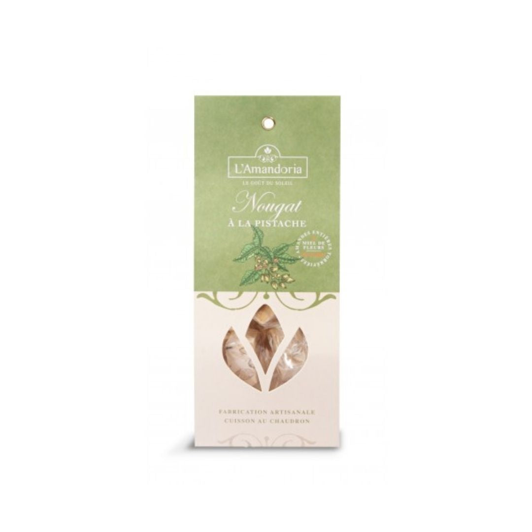 Weißer Nougat Pistazien (einzeln verpackt) – Beutel
