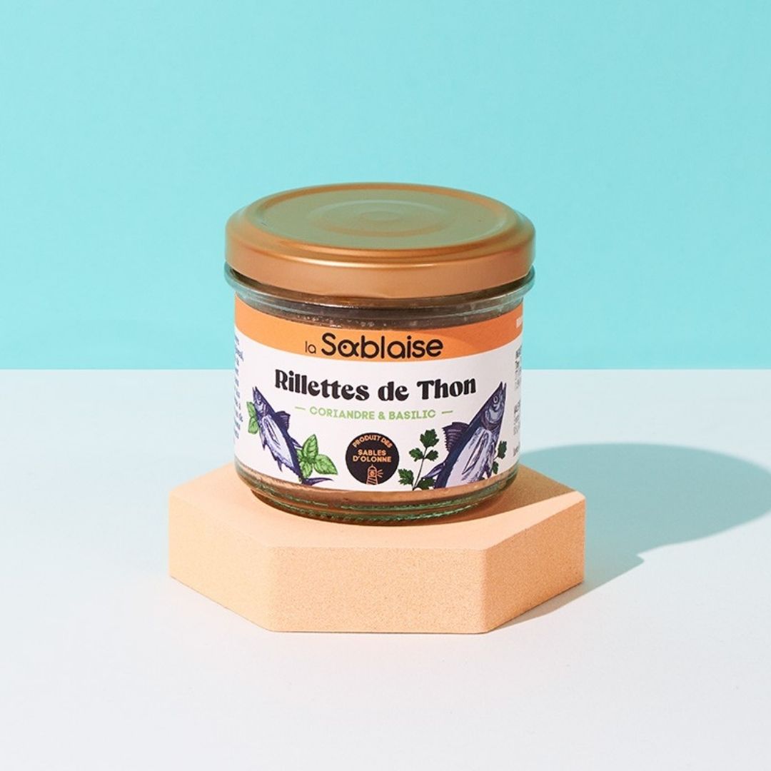 Thunfischrillette mit Koriander & Basilikum