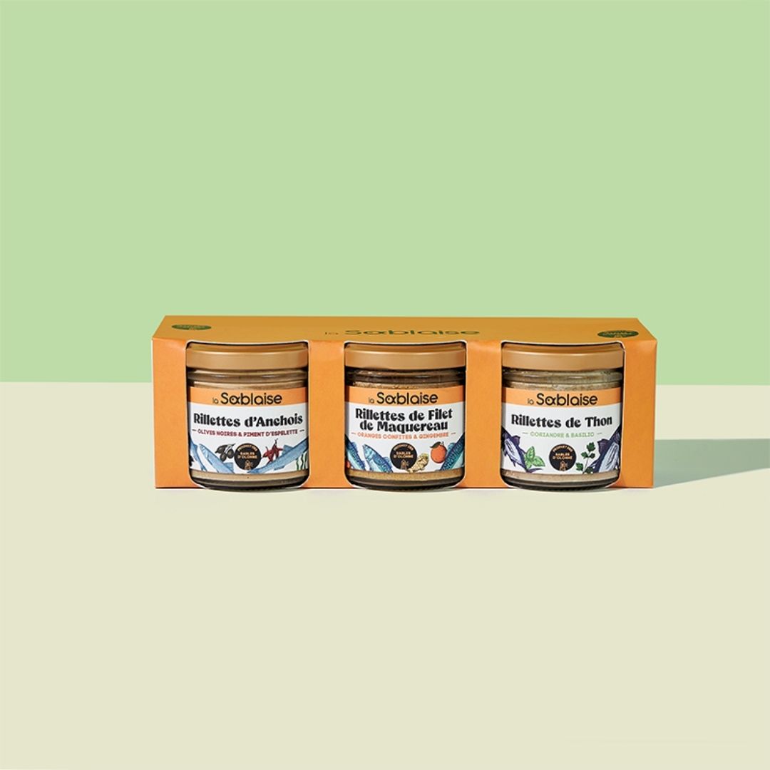 Rillette-Geschenkset Trio Atlantique
