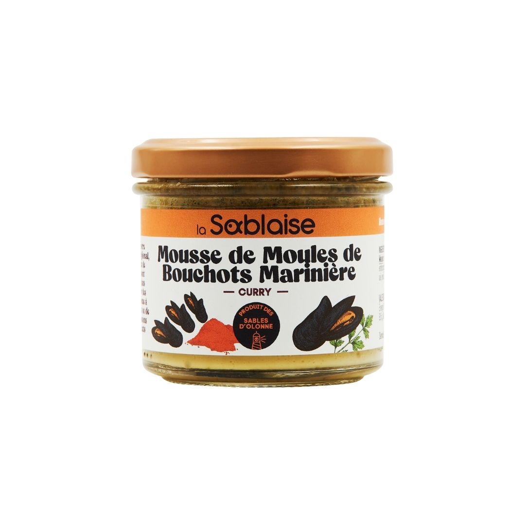 Mousse aus Muscheln verfeinert mit Curry