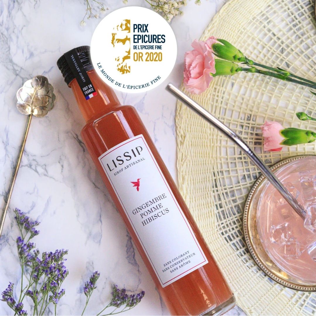 Ingwer-Sirup mit Apfel & Hibiskus