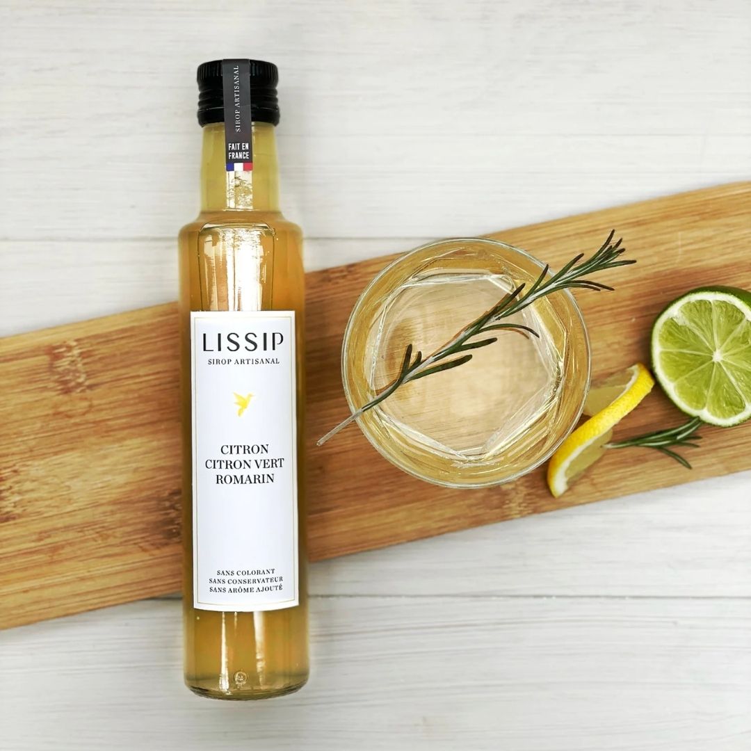 Zitronen-Sirup mit Limette & Rosmarin