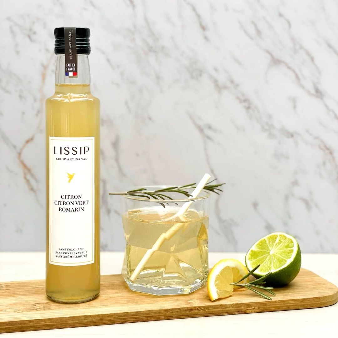 Zitronen-Sirup mit Limette & Rosmarin