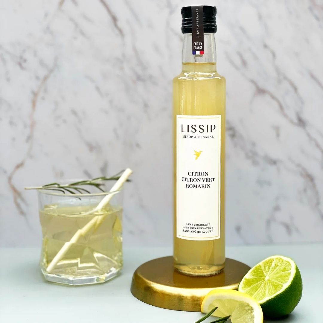 Zitronen-Sirup mit Limette & Rosmarin