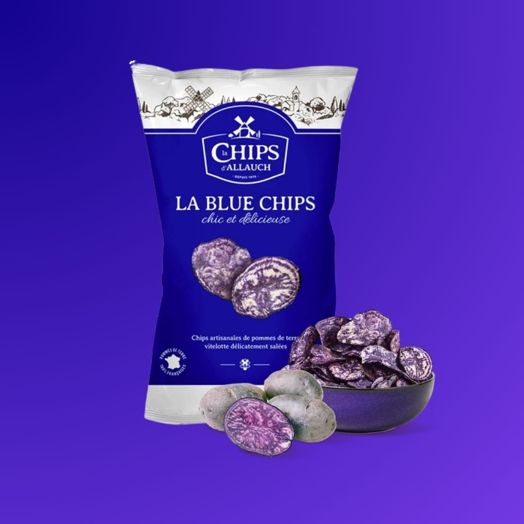 Blaue Kartoffelchips (Blue Chips)