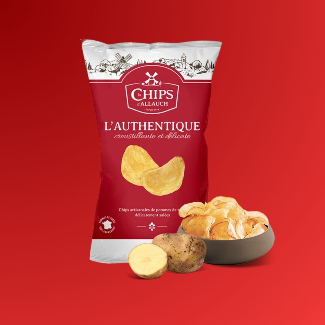 Kartoffelchips in Olivenöl (l'Authentique)
