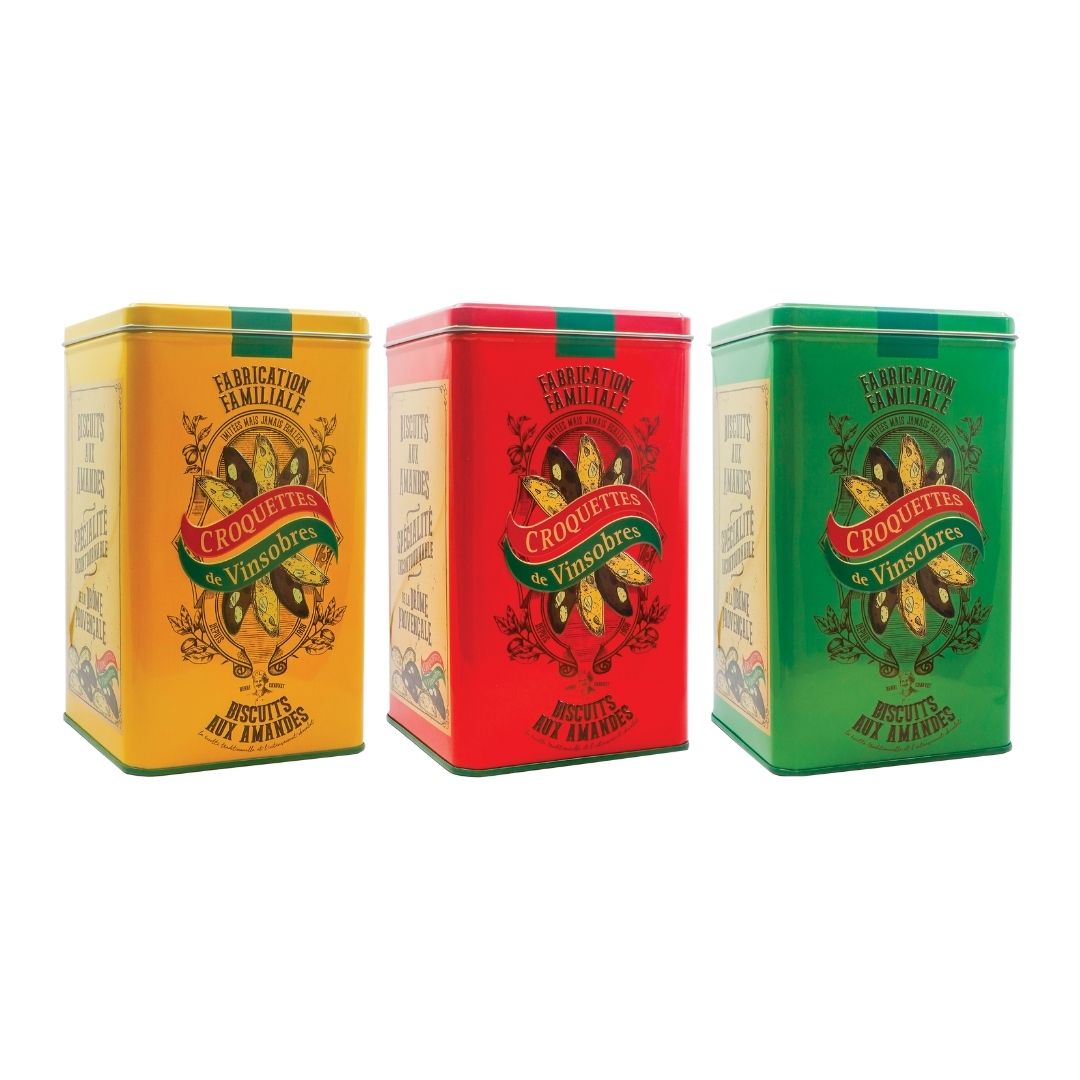 Kekse "Croquettes de Vinsobres" – Metalldose