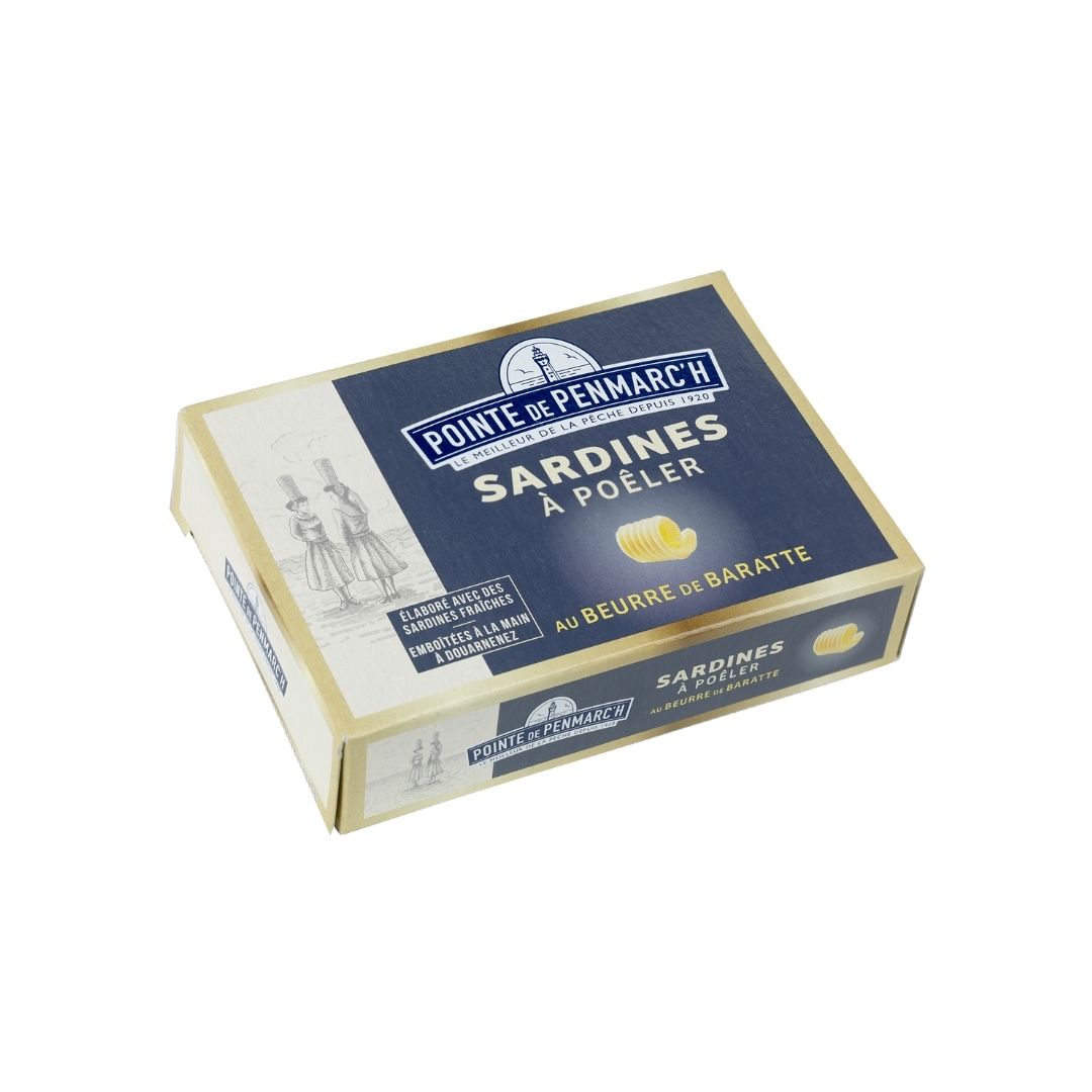 Sardinen mit Fassbutter zum Braten