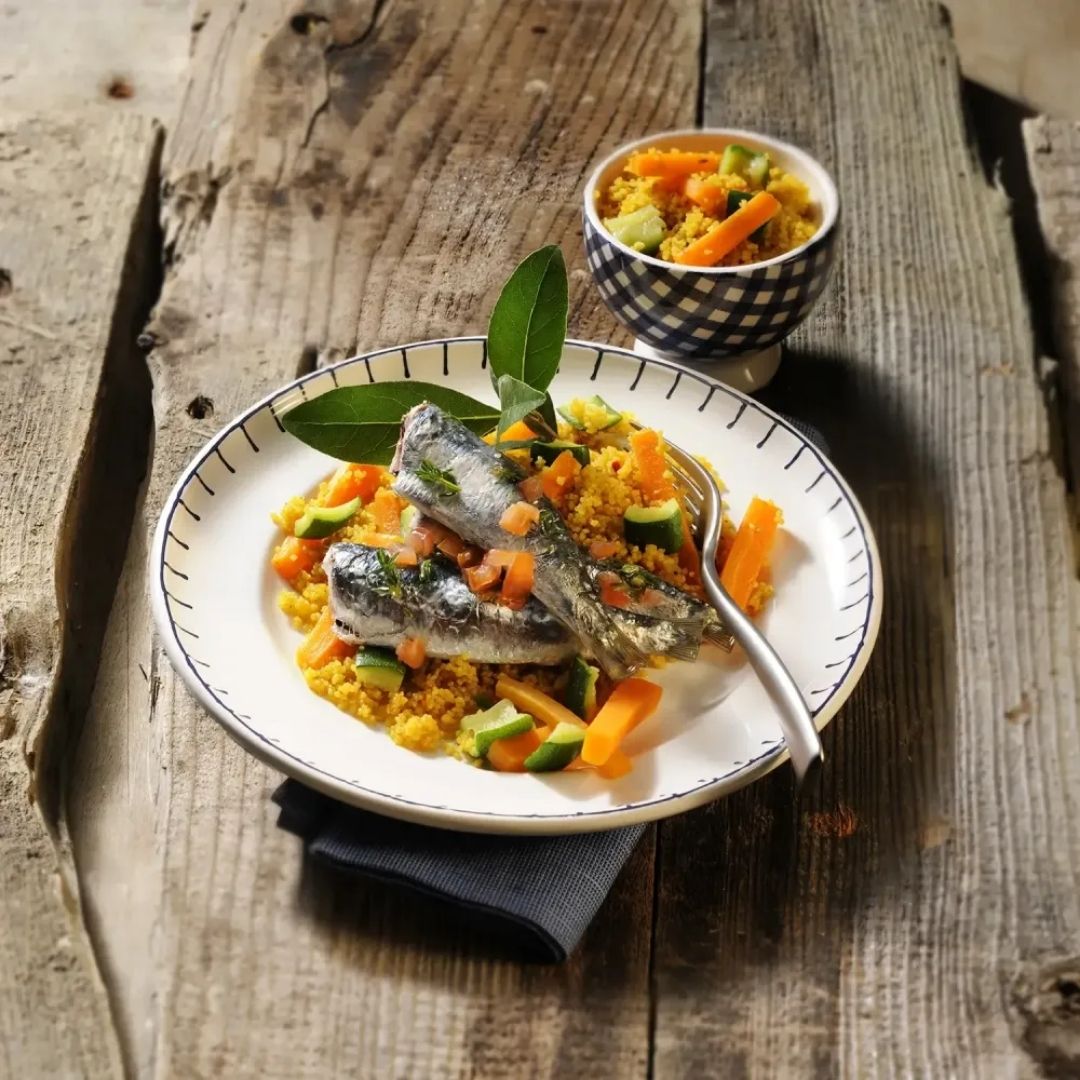 Bratsardinen mit Tomate & Kräutern