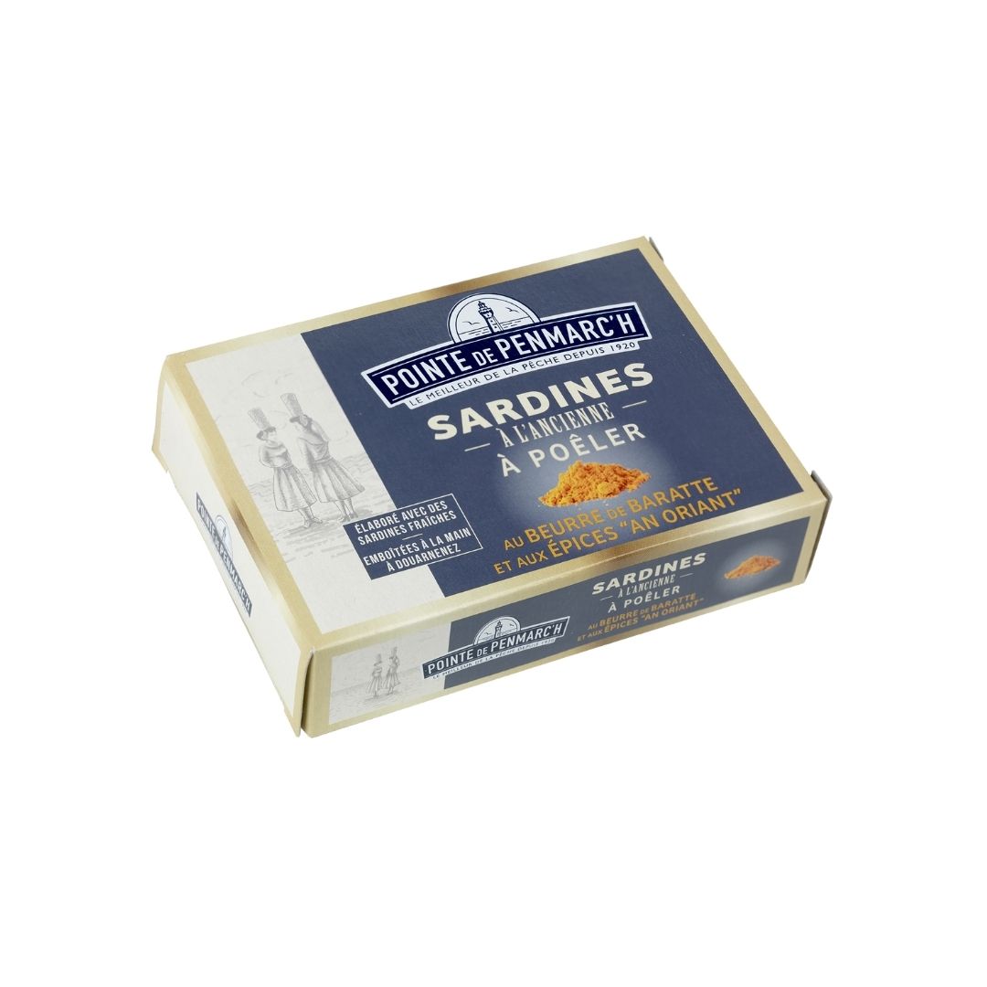 Sardinen mit Curry und Kurkuma zum Braten