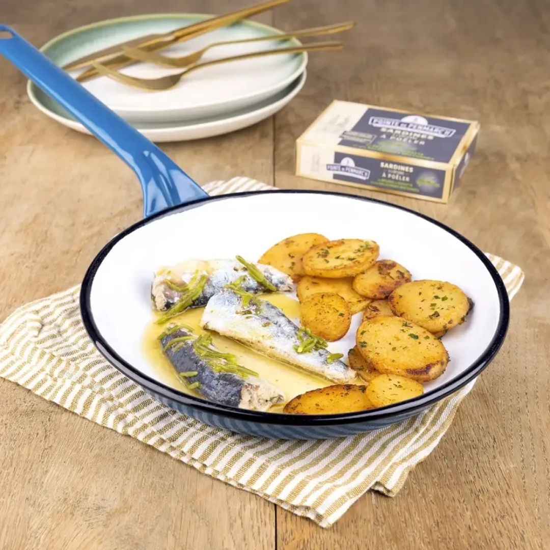Bratsardinen mit Salicornes