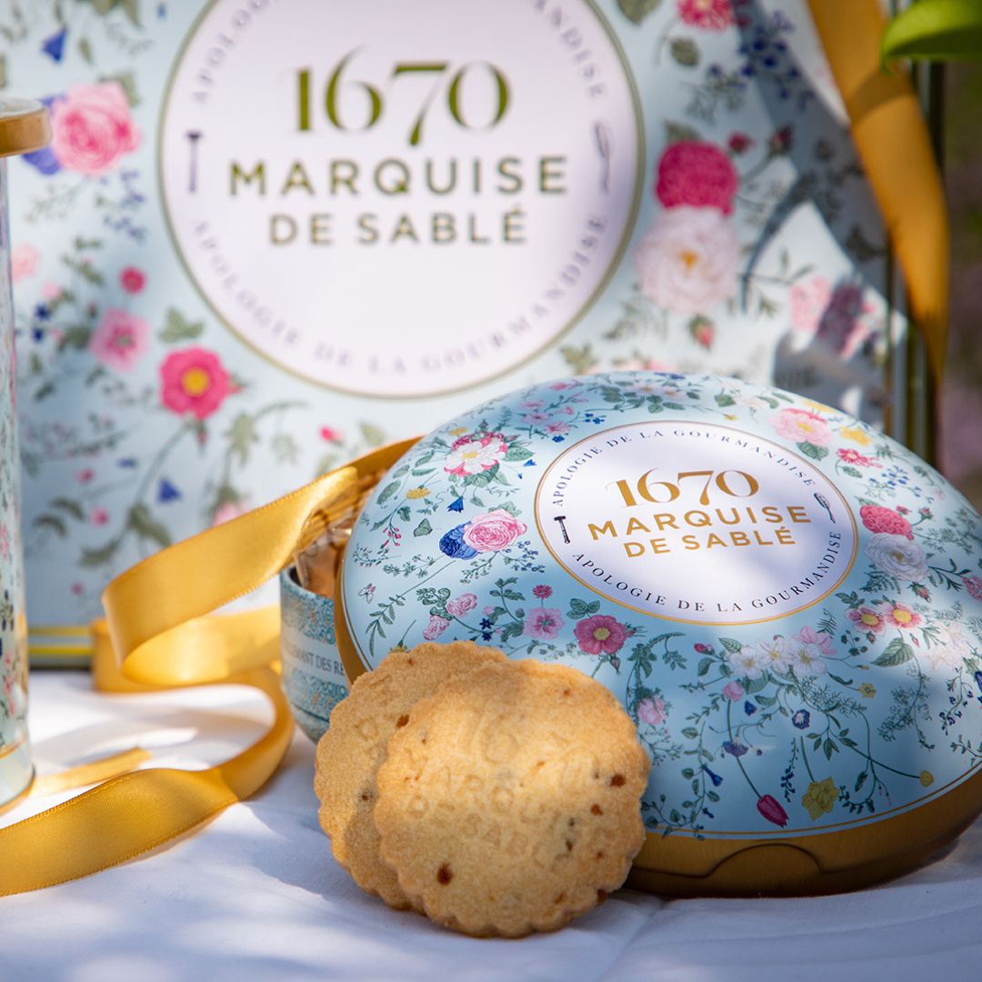 Süße Sablés Karamell (Metallbox Bouquet sauvage)