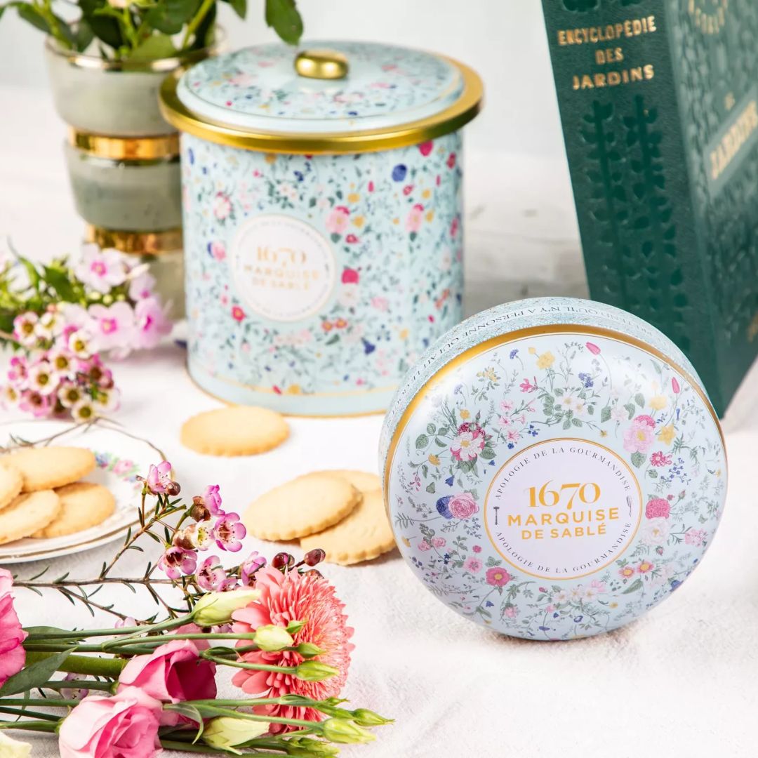 Süße Sablés Karamell (Metallbox Bouquet sauvage)