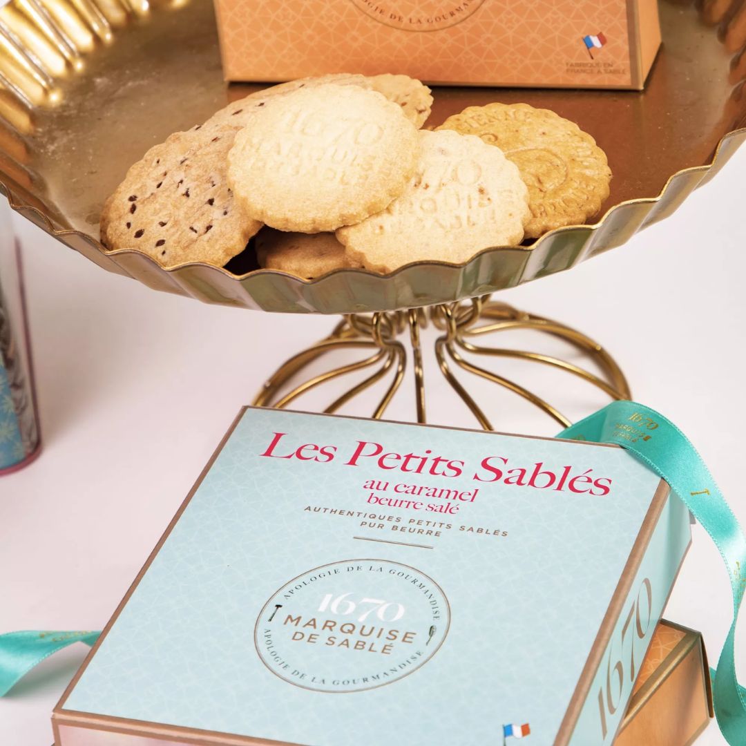 Süße Sablés Karamell & gesalzene Butter (Etui)