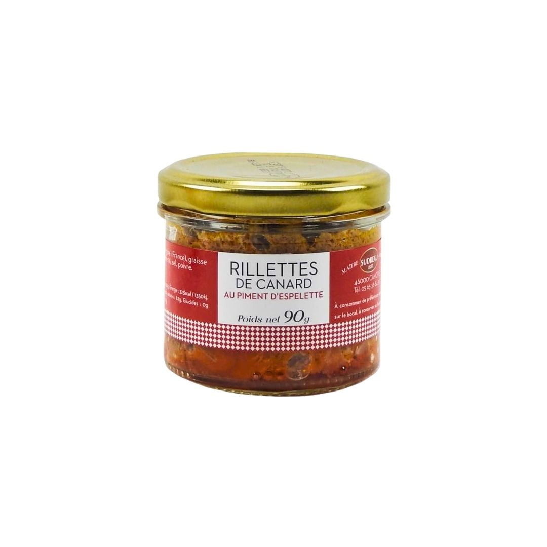 Entenrillette mit Piment d'Espelette – Glas